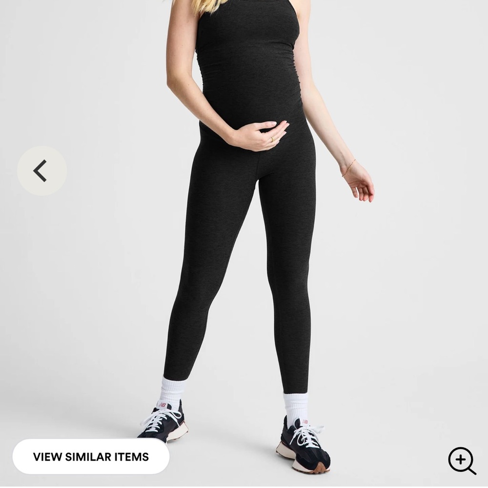 Beyond Yoga Maternity Dark Grey/Black Jumpsuit
